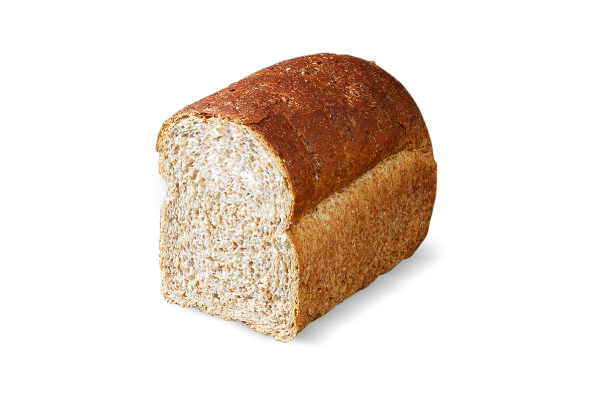 grof volkoren half gesneden