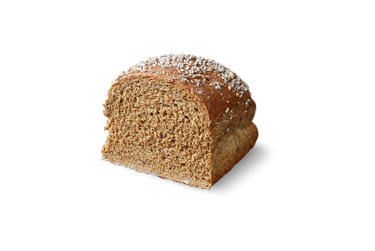 Bladels volkoren gesneden half