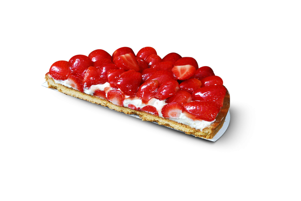 aardbeienvlaai half